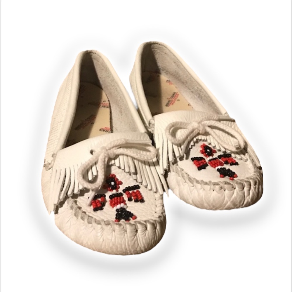 White Minnetonka Shoes